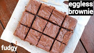 brownie recipe  chocolate brownies  एगलेस ब्राउनी रेसिपी  eggless brownie recipe [upl. by Kcirttap]