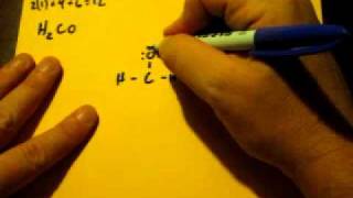 Lewis Dot Structure of CH2O methanal or formaldehyde [upl. by Lehcsreh]