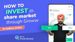 How to Invest in stock market for Beginners  Groww app kaise use kare  Buy amp Sell Shares on Groww [upl. by Lathrope743]