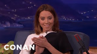 Conan Launched Aubrey Plaza’s Career  CONAN on TBS [upl. by Itsirk632]