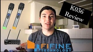 Fifine K036 Review  Best Karaoke Microphone [upl. by Gisela]