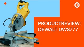 Product Review DeWalt DWS777 Afkortzaag  Gereedschapcentrum [upl. by Uliram448]