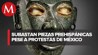 Los exhortos de México no frenaron la subasta de arte prehispánico en París [upl. by Arolf]