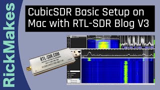 CubicSDR Basic Setup on Mac with RTLSDR Blog V3 [upl. by Ennairda]