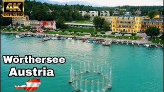 Wörthersee  Lake Wörth Austria  Travel Vlog  Dji p4p [upl. by Perni868]