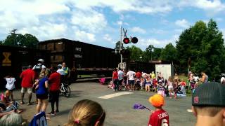 CSX Waxhaw July 4th 2014 Parade Freight Train [upl. by Eniagrom]