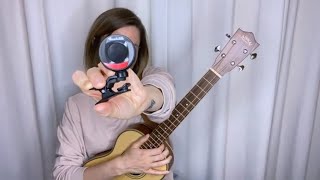 How To Tune A Baritone Ukulele DGBE  Tutorial for Beginners [upl. by Yetak]