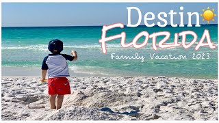 FAMILY VACATION VLOG DESTIN FLORIDA 2023  MIRAMAR BEACH [upl. by Pell]