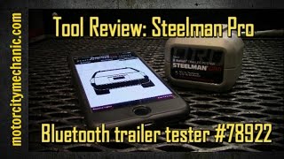 Tool Review Steelman Pro Bluetooth Trailer Tester 78922 [upl. by Shane]