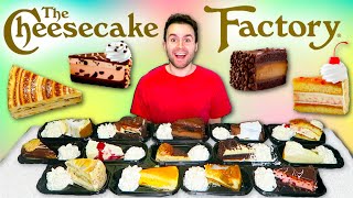 Eating Cheesecake Factorys 14 most EXTREME Cheesecakes REVIEW [upl. by Noevad541]