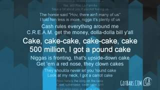 Drake ft Jay Z Pound Cake Paris Morton Lyrics [upl. by Herbert]