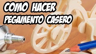 Como hacer pegamento casero  Engrudo [upl. by Einahets]