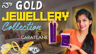 My Gold Jewellery Collection  CaratLane Daily Wear  Simple Jewellery [upl. by Tiphani815]