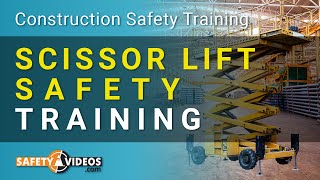 Scissor Lift Safety Training  OSHA Safety for Employees [upl. by Michon]