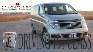 2002 Nissan Elgrand XL 4x4 VIP Luxury vanning tour  review [upl. by Nnaitsirk]