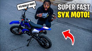 HOW FAST IS A SYX MOTO 50CC  JUSTDOITTRAY [upl. by Ecnaled]