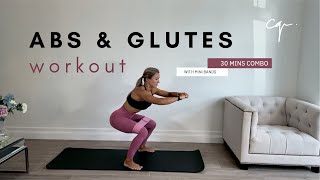 Abs and Glutes Workout Combo  30 Minutes with Mini Band [upl. by Nevram]