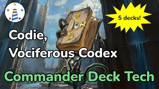 MTG Commander Deck Techs  Codie Vociferous Codex [upl. by Dev877]