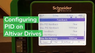 Configuring PID Functions on Altivar Process Drives  Schneider Electric Support [upl. by Ayerf]