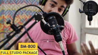 BM 800 Condenser Microphone Setup  Full Review  Unboxing Setup Audio Tests  HACKER Rh [upl. by Asusej568]