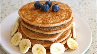 Easy Vegan Banana Oat Pancakes [upl. by Polinski677]