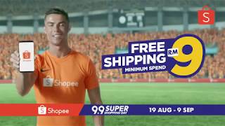 Shopee Malaysia 99 Super Shopping Day TVC ft Cristiano Ronaldo [upl. by Finny401]