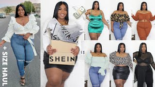 HUGE FLY ON A BUDGET PLUS SIZE SHEIN TRY ON HAUL 2021  LACENLEOPARD [upl. by Kramal435]