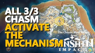 Activate the mechanism Genshin Impact Chasm [upl. by Leissam]