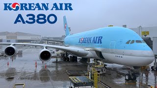 🇺🇸 Los Angeles LAX to Seoul ICN 🇰🇷 Korean Air Airbus A380  FULL FLIGHT REPORT Polar route [upl. by Ferrick131]