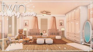 ROBLOX BLOXBURG Twin Nursery Room  12k ♡ [upl. by Figueroa988]