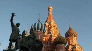 Inside St Basils Cathedral in Moscows Red Square [upl. by Enairb]