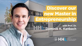 New Master in Entrepreneurship Program at HHL [upl. by Htur]