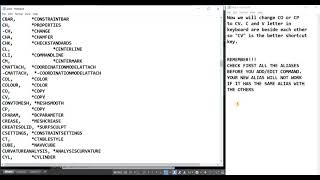 AUTOCAD  HOW TO EDIT COMMAND ALIASES [upl. by Andris]