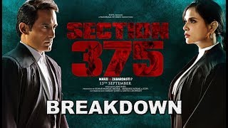 Section 375  Official Trailer 21 Interesting facts  Akshaye Khanna Richa Chadha Meera Chopra [upl. by Netsirhc]