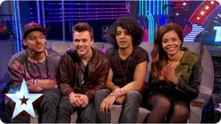 Stephen chats with Luminites and PreSkool  SemiFinal 3  Britains Got More Talent 2013 [upl. by Nailimixam943]