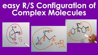 Easy RS Configuration of Complex Molecules [upl. by Eulalia677]