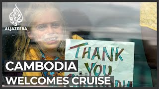 Cruise ship passengers in Cambodia clear of coronavirus [upl. by Evod875]