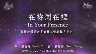 【在祢同在裡 In Your Presence】官方歌詞版MV Official Lyrics MV  讚美之泉敬拜讚美 23 [upl. by Shore]