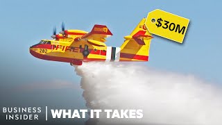 How The 30 Million Super Scooper Plane Was Built To Fight Wildfires [upl. by Leontyne]