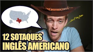 12 SOTAQUES DE INGLÊS AMERICANO [upl. by Dehsar]