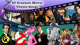 Top 50 Greatest Movie Theme Songs [upl. by Ynffit]