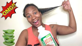 Aloe Vera Juice for MASSIVE HAIR GROWTH [upl. by Eintihw]