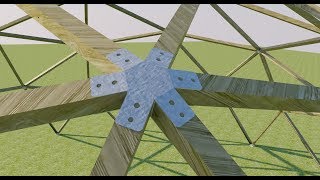 Geodesic Dome Hub Angles made easy [upl. by Silvio]