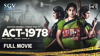 ACT 1978  New Released Kannada Movie  Social Thriller Film  Yajna Shetty  Pramod Shetty [upl. by Ahsya]