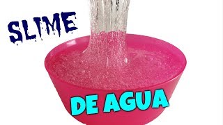 Haz SLIME DE AGUA Probando recetas de 💦Water Slime💦 [upl. by Anatsirhc194]