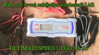 Recenze levná nabíječka autobaterií Lidl ULTIMATESPEED ULGD 3 8 A1 [upl. by Einniw793]