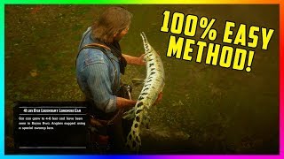 The EASIEST Way To Successfully Catch Legendary Fish 100 Of The Time In Red Dead Redemption 2 [upl. by Auohp764]