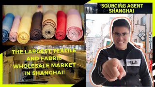 Inside the Shanghai Largest Textile Fabric Wholesale MarketShanghai Sourcing Agent [upl. by Liane]