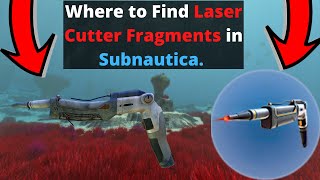 Where to get Laser Cutter Fragments in Subnautica UPDATED [upl. by Anileh]