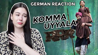 German Reaction  Komma Uyyala Telugu  RRR Songs [upl. by Manda]